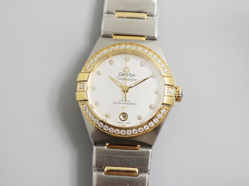 3s新品:珍珠母贝面 第五代欧米茄星座系列机械腕表