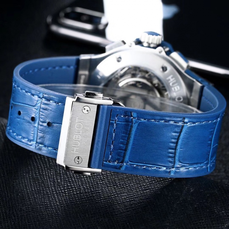 宇舶bigbang精钢蓝色镶钻系列腕表表带